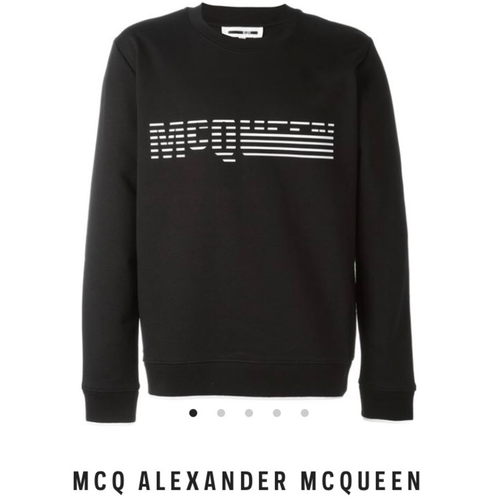 MCQ ALEXANDER MCQUEEN logo print sweatshirt